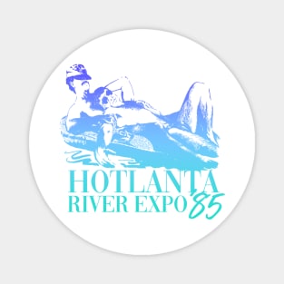 Hotlanta River Expo Vintage Gay LGBT Retro Atlanta Georgia Magnet